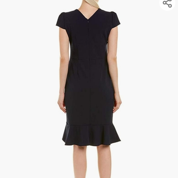 Betsey Johnson Stretch Crepe Dress Size 8 - Picture 2 of 8